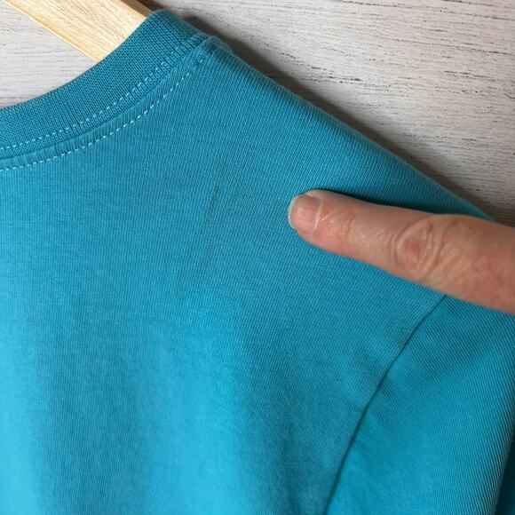 Life is Good T-Shirt Kids Size XXL Aqua "Goose Bumps" Long Sleeve 100% Cotton - Picture 12 of 16